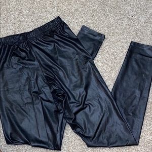Faux Leather Leggings